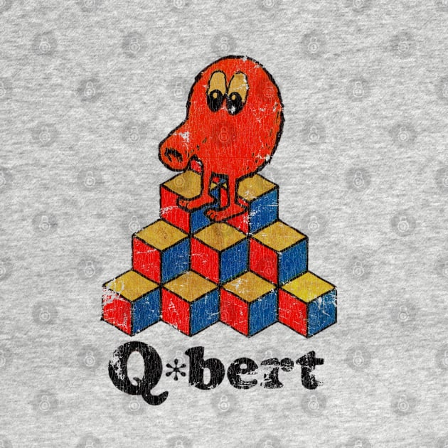 Q*bert 1982 by Marc Graphic
